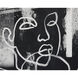 Face To Face Black Luxe Art, Set Of 2